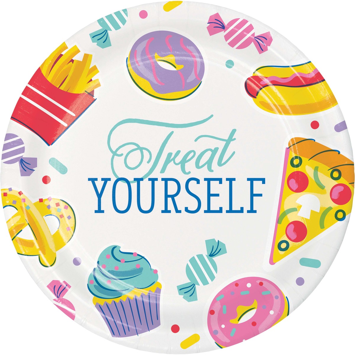 Birthday Treats Luncheon Plates 7" (8/Pkg)