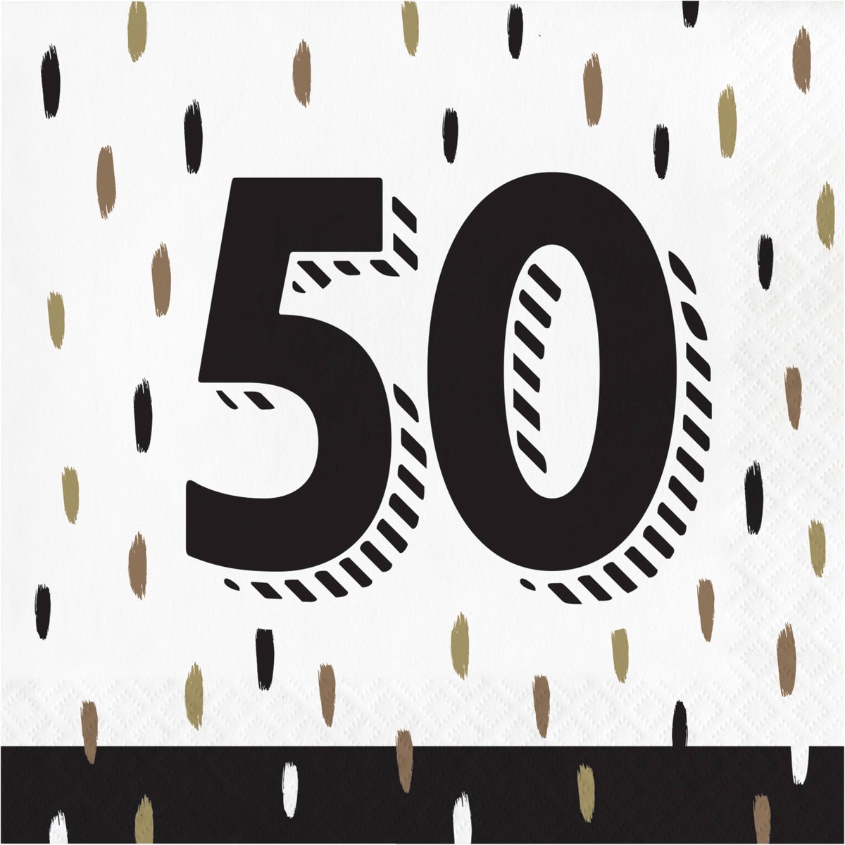 Golden Wishes 50th Luncheon Napkins (16/Pkg)