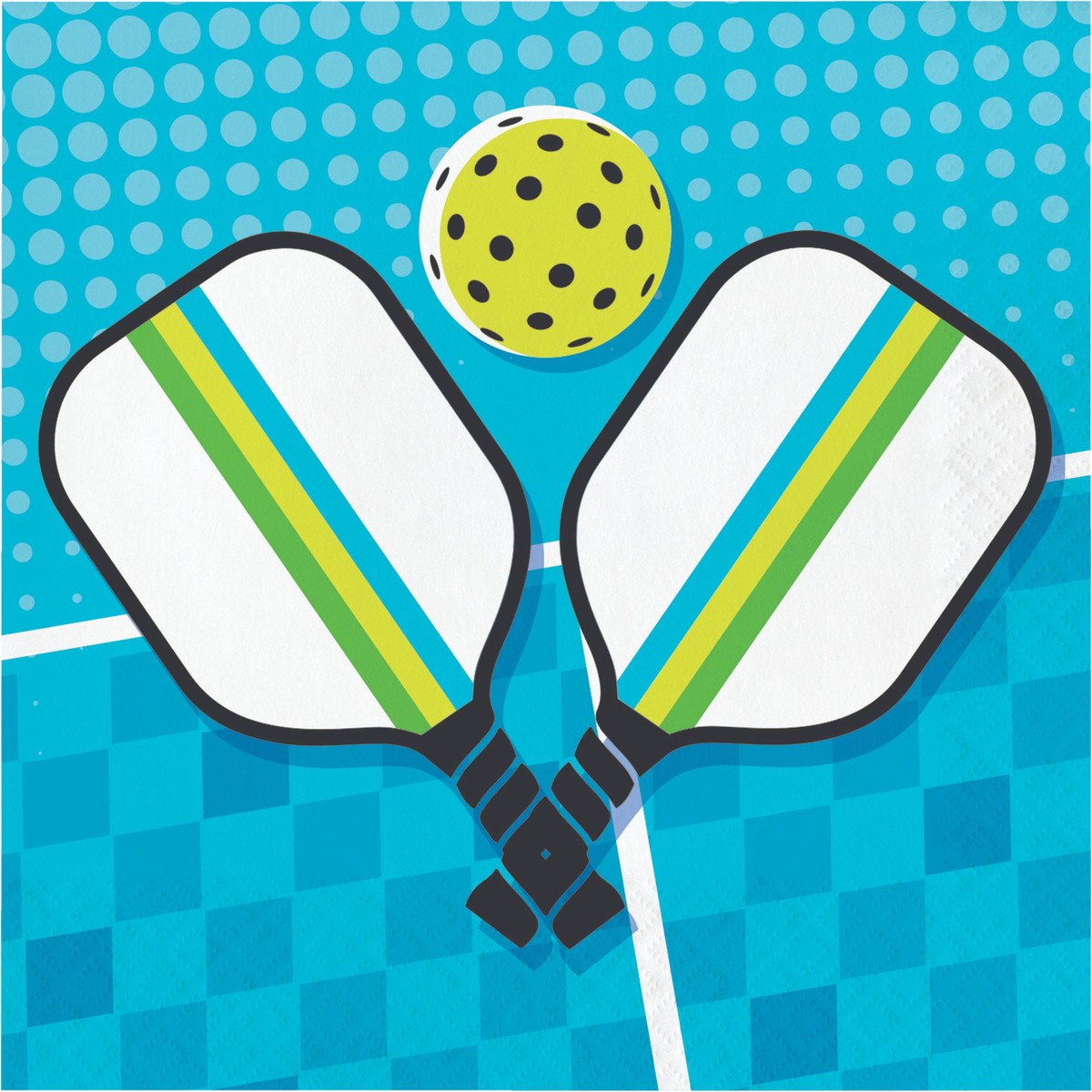 Sports Spirit Pickleball Luncheon Napkins (16/Pkg)