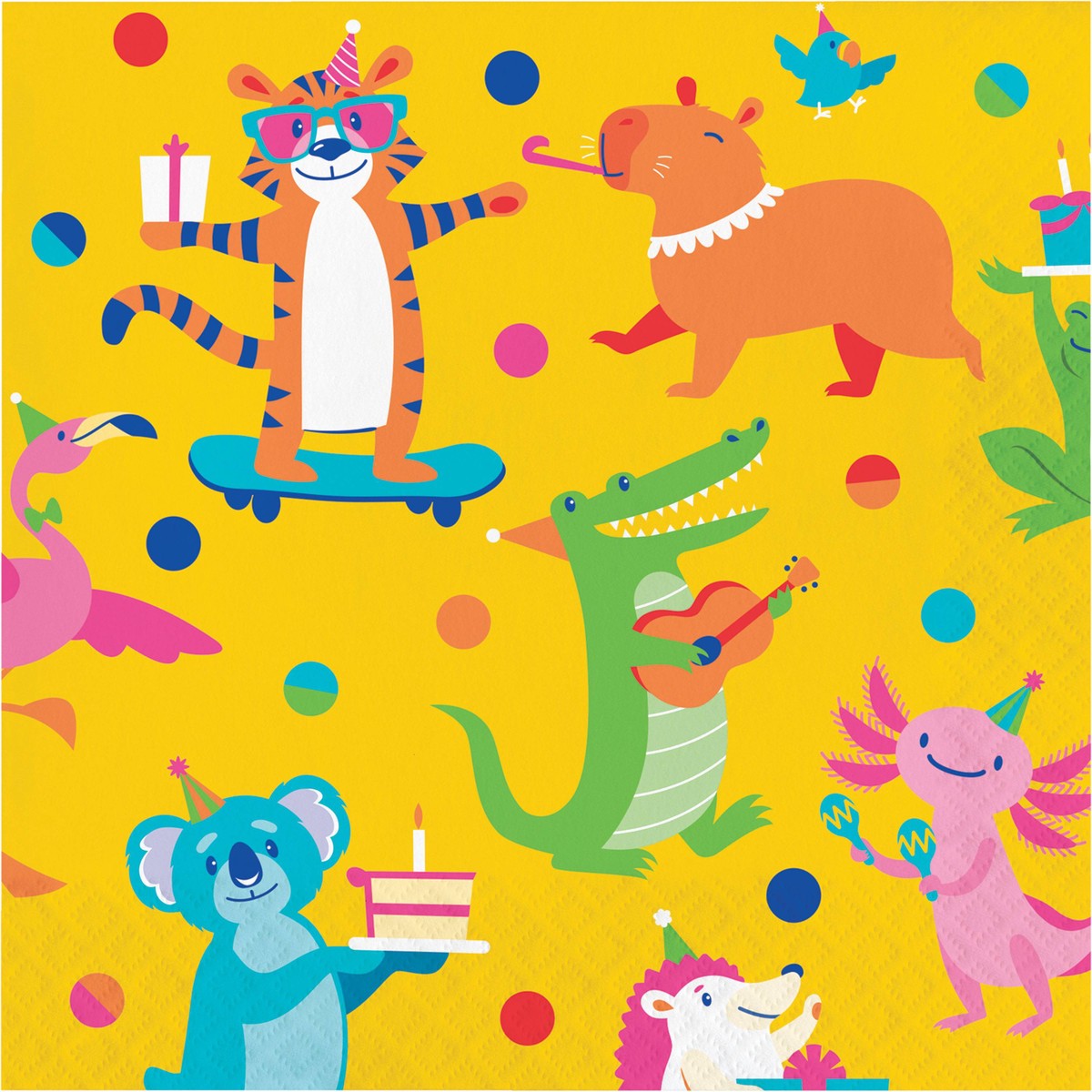 Animal Jamboree Luncheon Napkins (16/Pkg)