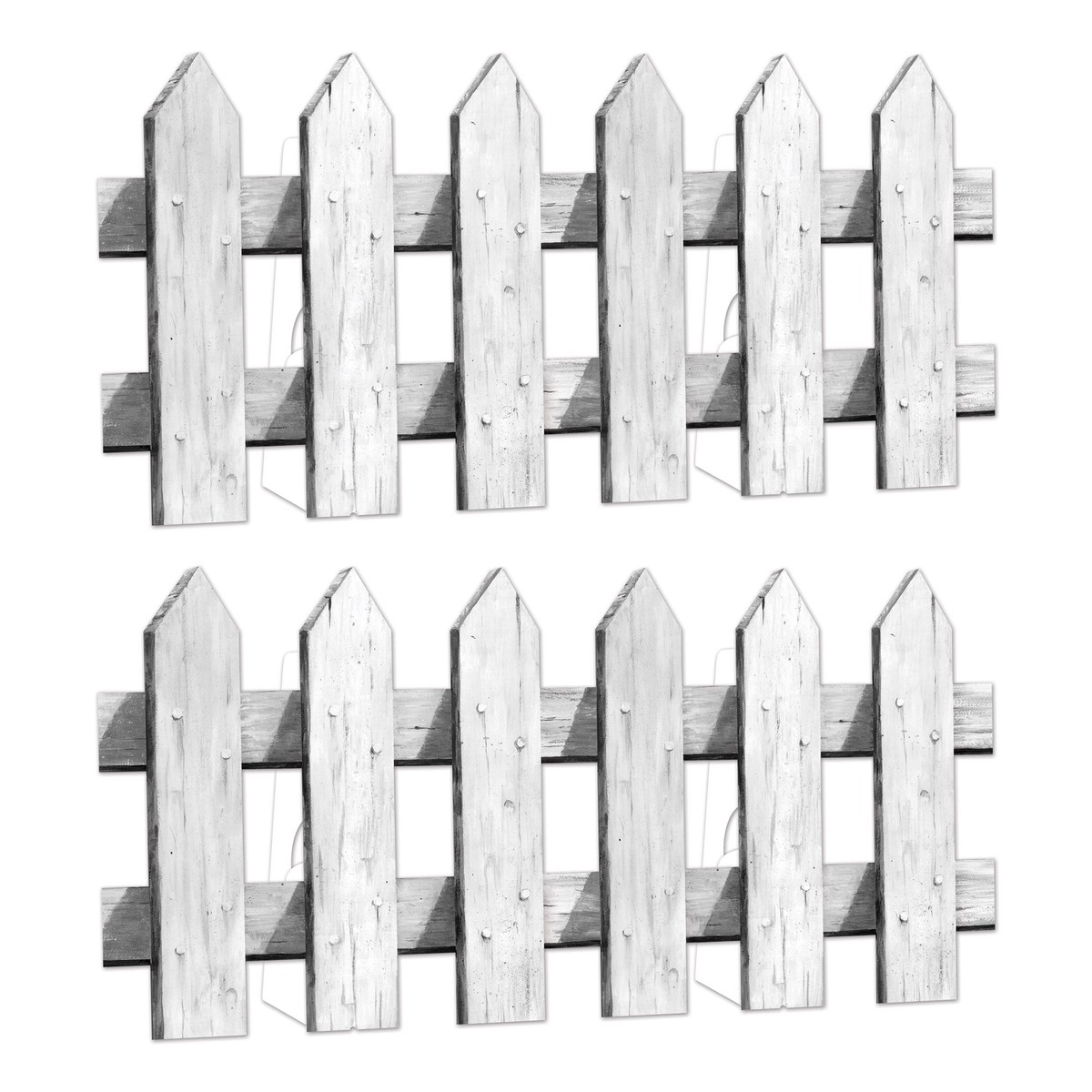 Picket Fence Stand-Up Decorations (2-Pack)