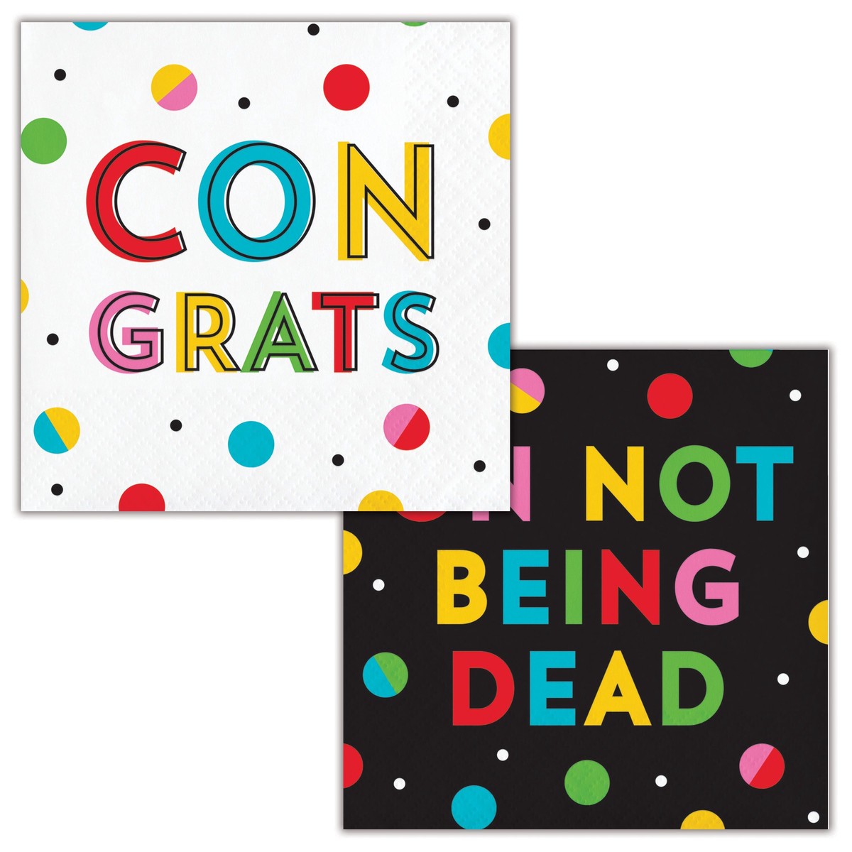 Snarky Celebration Congrats Beverage Napkins (16/Pkg)