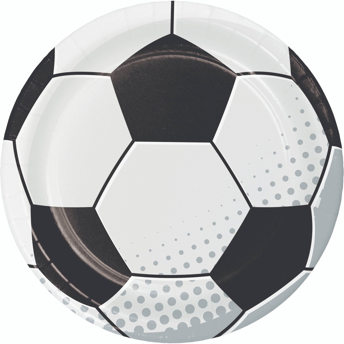 Sports Spirit Soccer Dinner Plates 9" (8/Pkg)