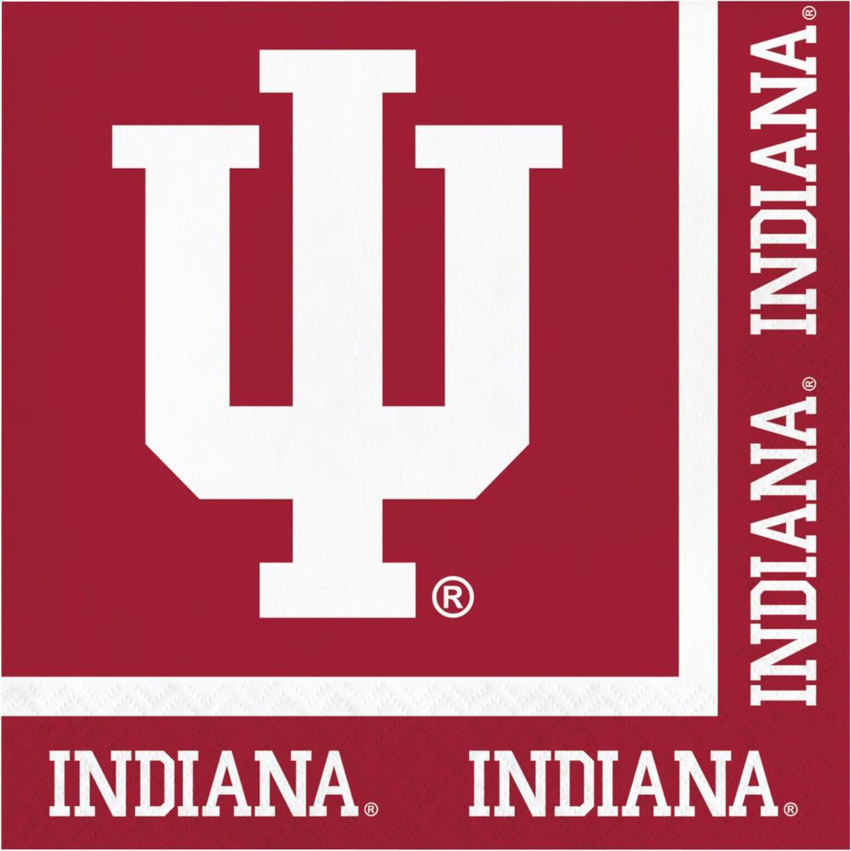 240/Case Bulk Indiana Hoosiers Luncheon Napkin
