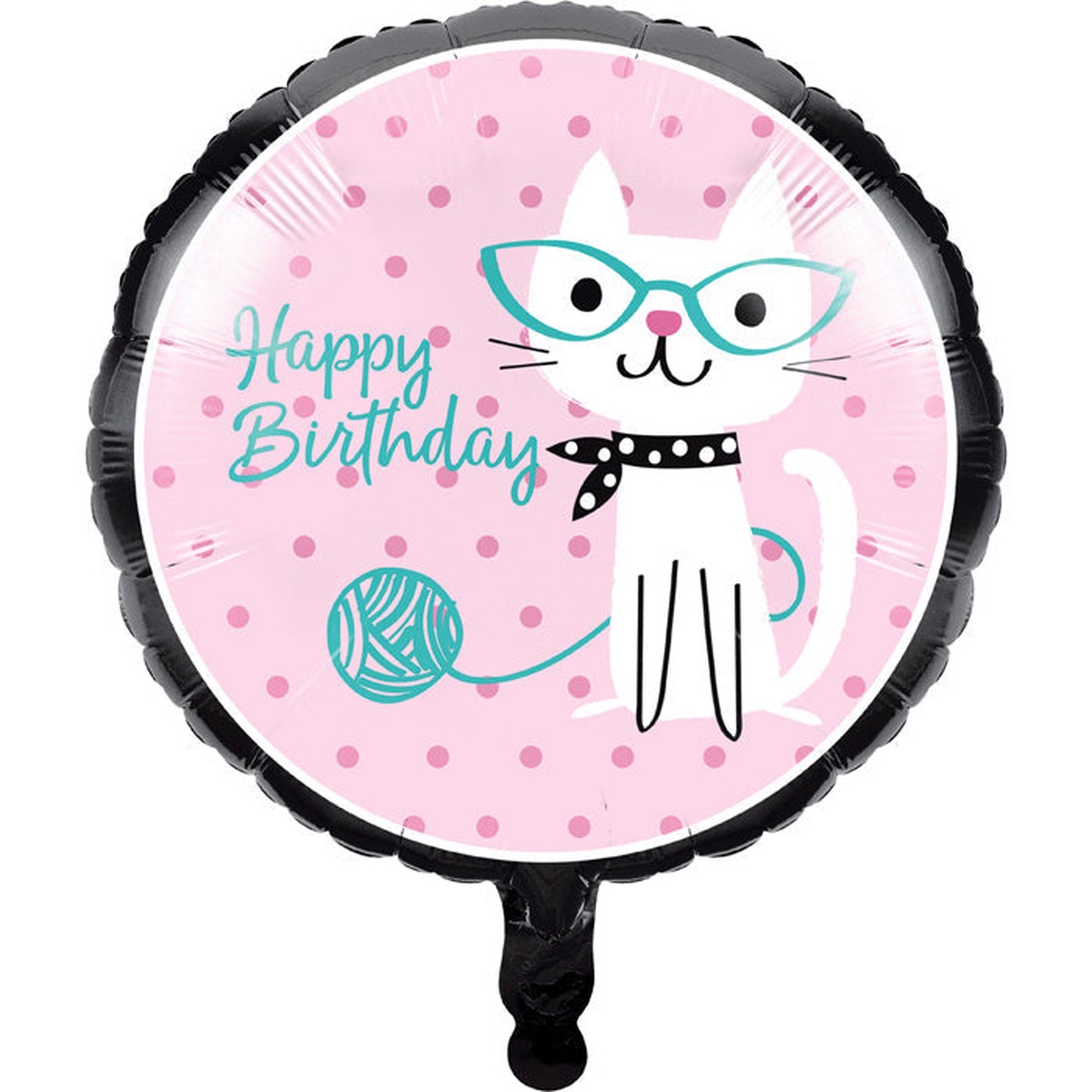 10/Case Bulk Purr-fect Cat Party Mylar Balloons