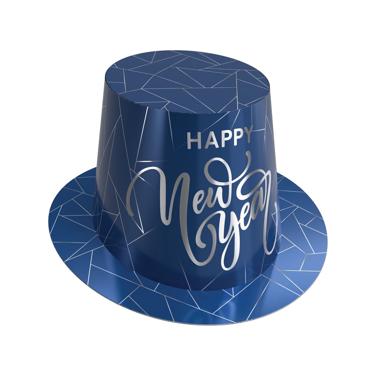 25 Pack Bulk Midnight Blue New Year Hi-Hat One Size