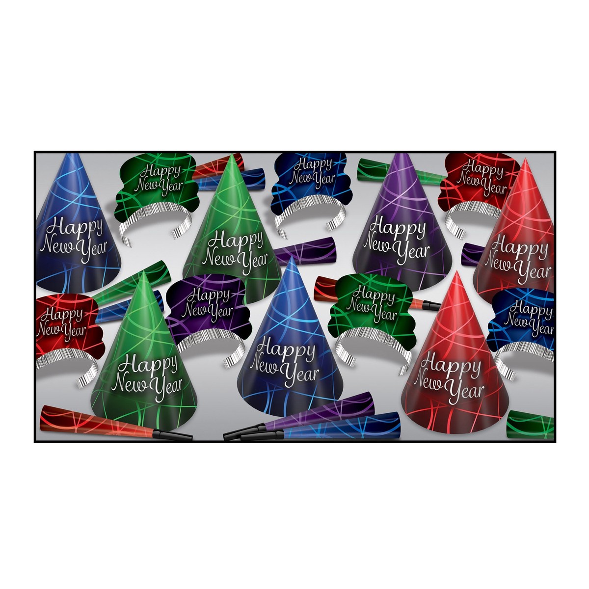 Ring In The New Year Assortment for 25 Guests Party Kit