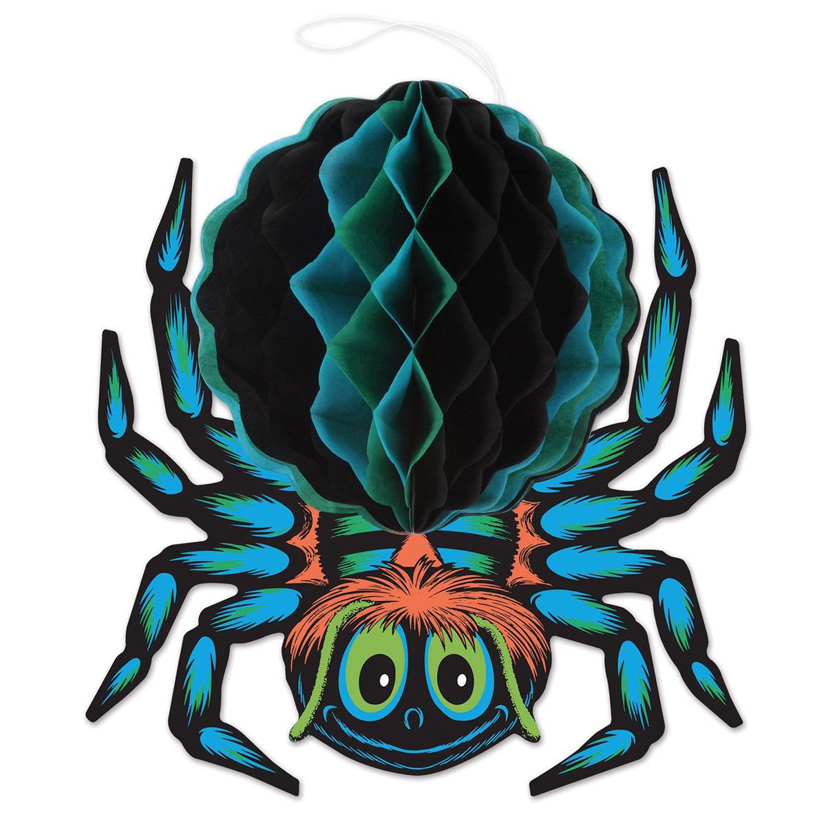 12 Pack Bulk Vintage Halloween Tissue Spider