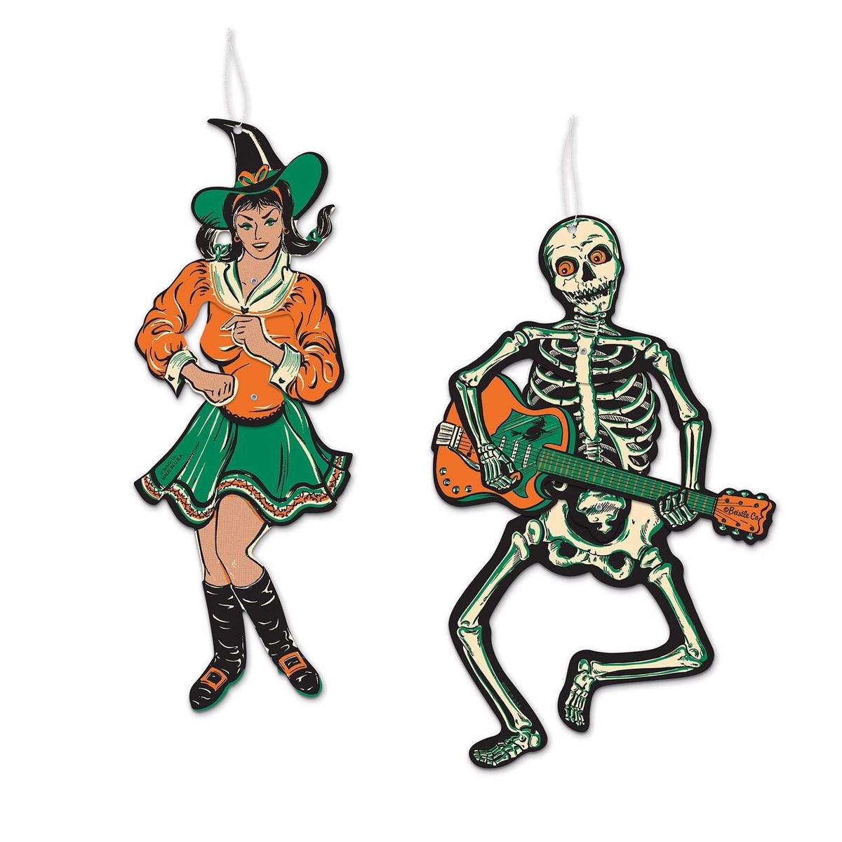 24 Piece Bulk Vintage Halloween Jointed GoGo Dancers