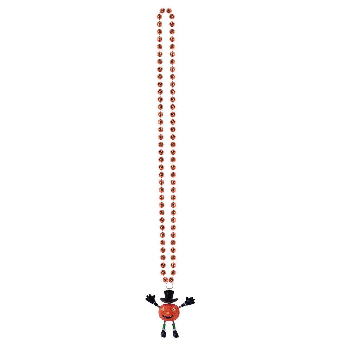 12 Pack Bulk Beads Necklace w/Bobble J-O-L Man Medallion
