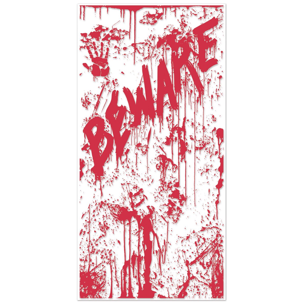 12 Pack Bulk Halloween Bloody Door Cover