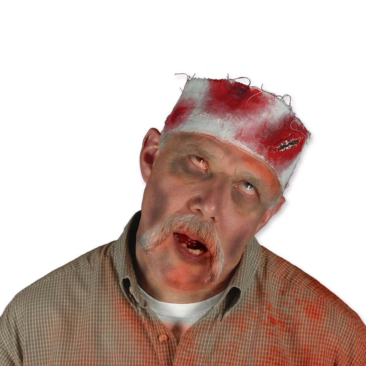 12 Pack Bulk Halloween Bloody Gauze Headband