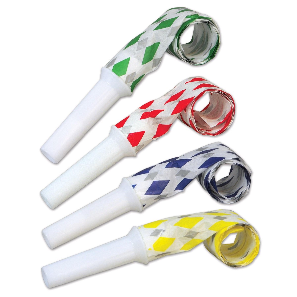 100 Pack Bulk New Year's Eve Party Blowouts asst colors