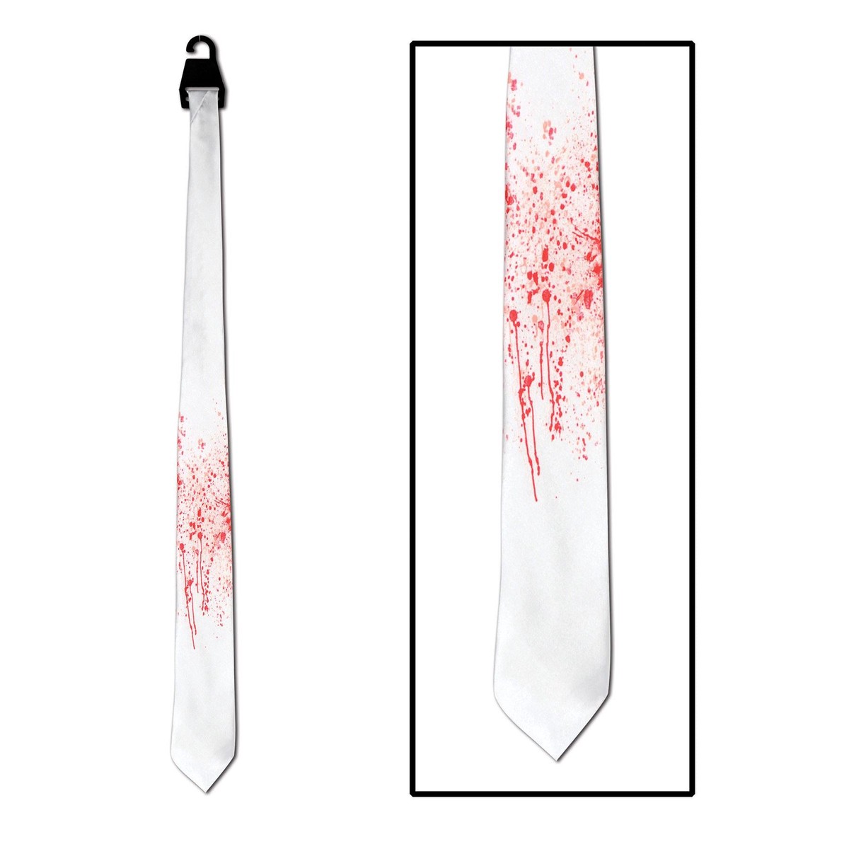 12 Pack Bulk Halloween Blood Spatter Tie