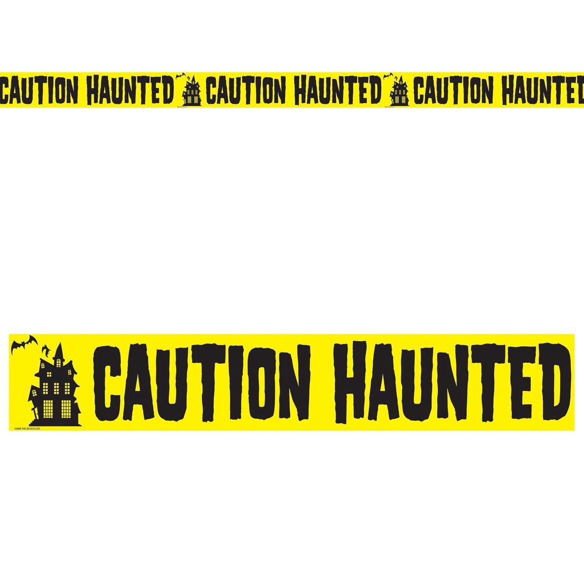 12 Pack Bulk Halloween Caution Haunted Party Tape 20 ft Roll