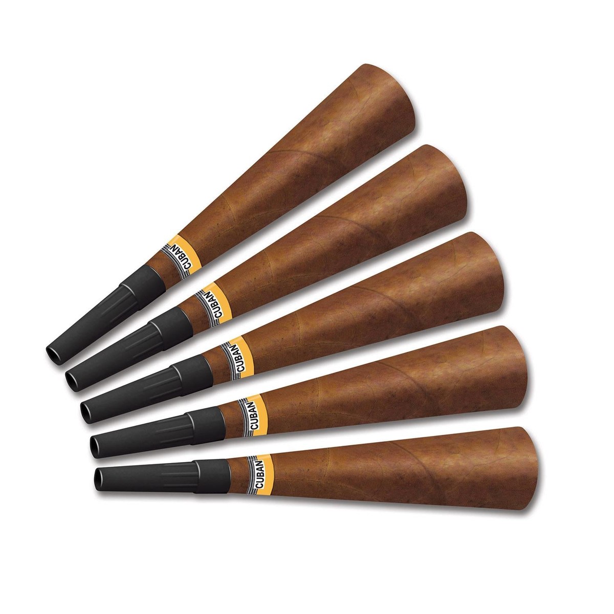 100 Pack Bulk New Year's Eve Cigar Horns