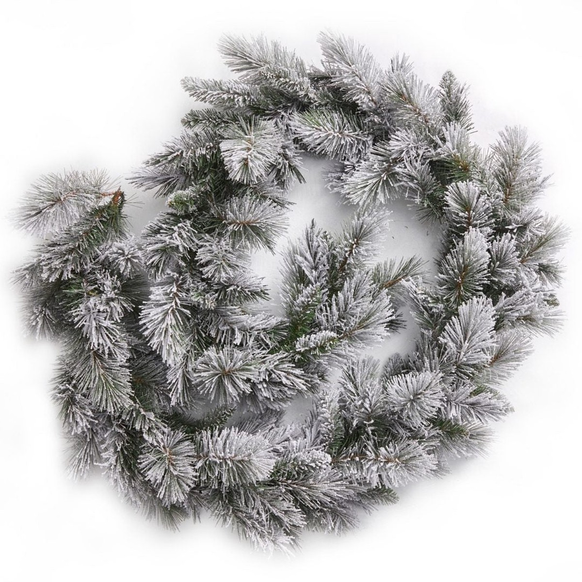 Christmas Flocked Mix Pine Garland 270cm
