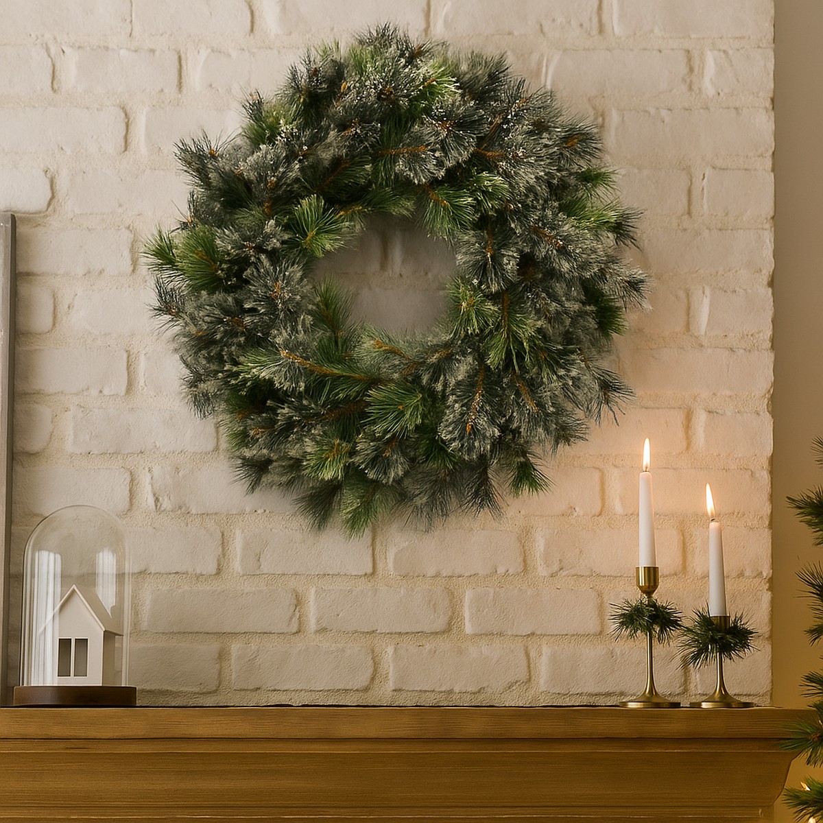 Christmas Wreath Noble Cashmere 76cm