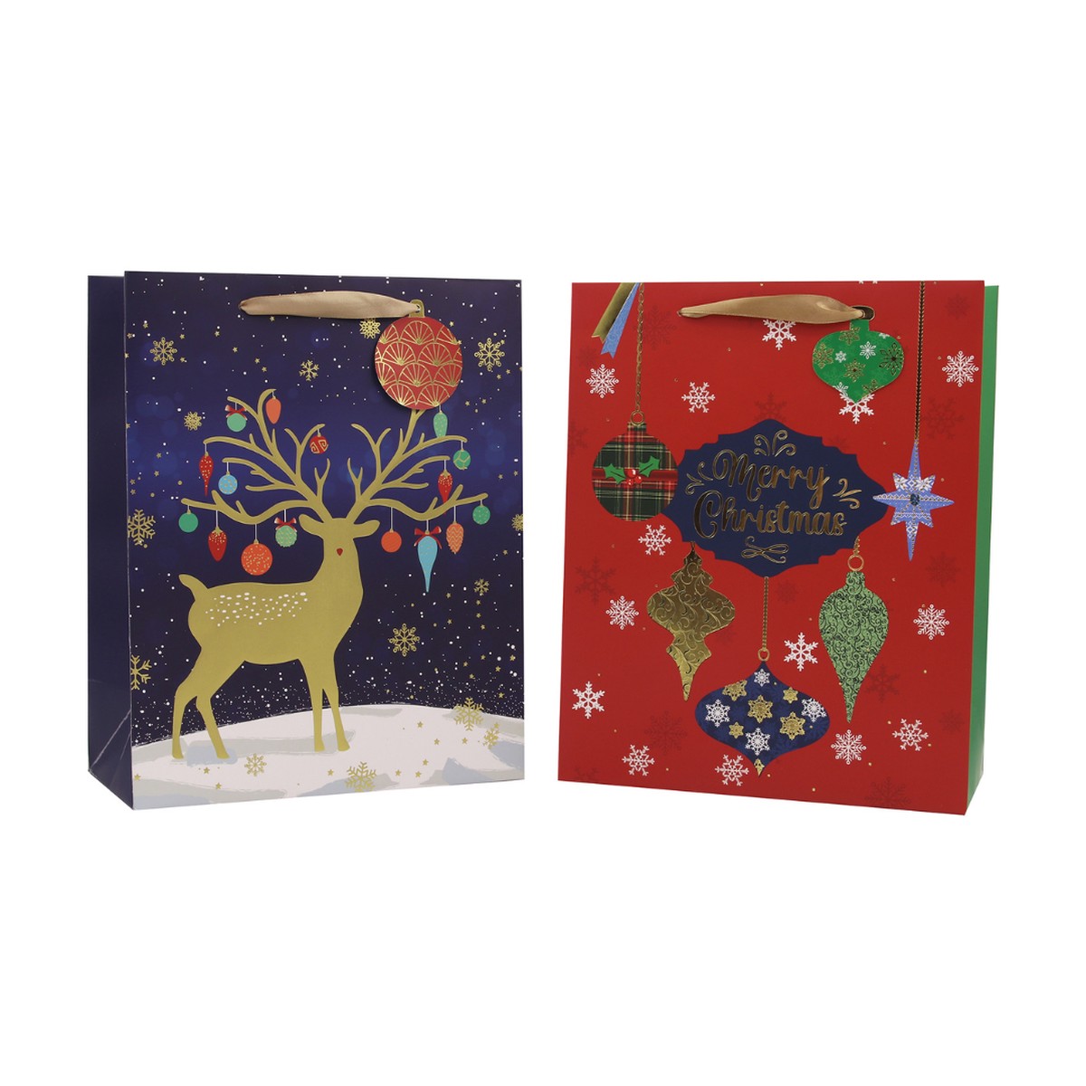 Festive Opulence Gift Bag Medium 2pk