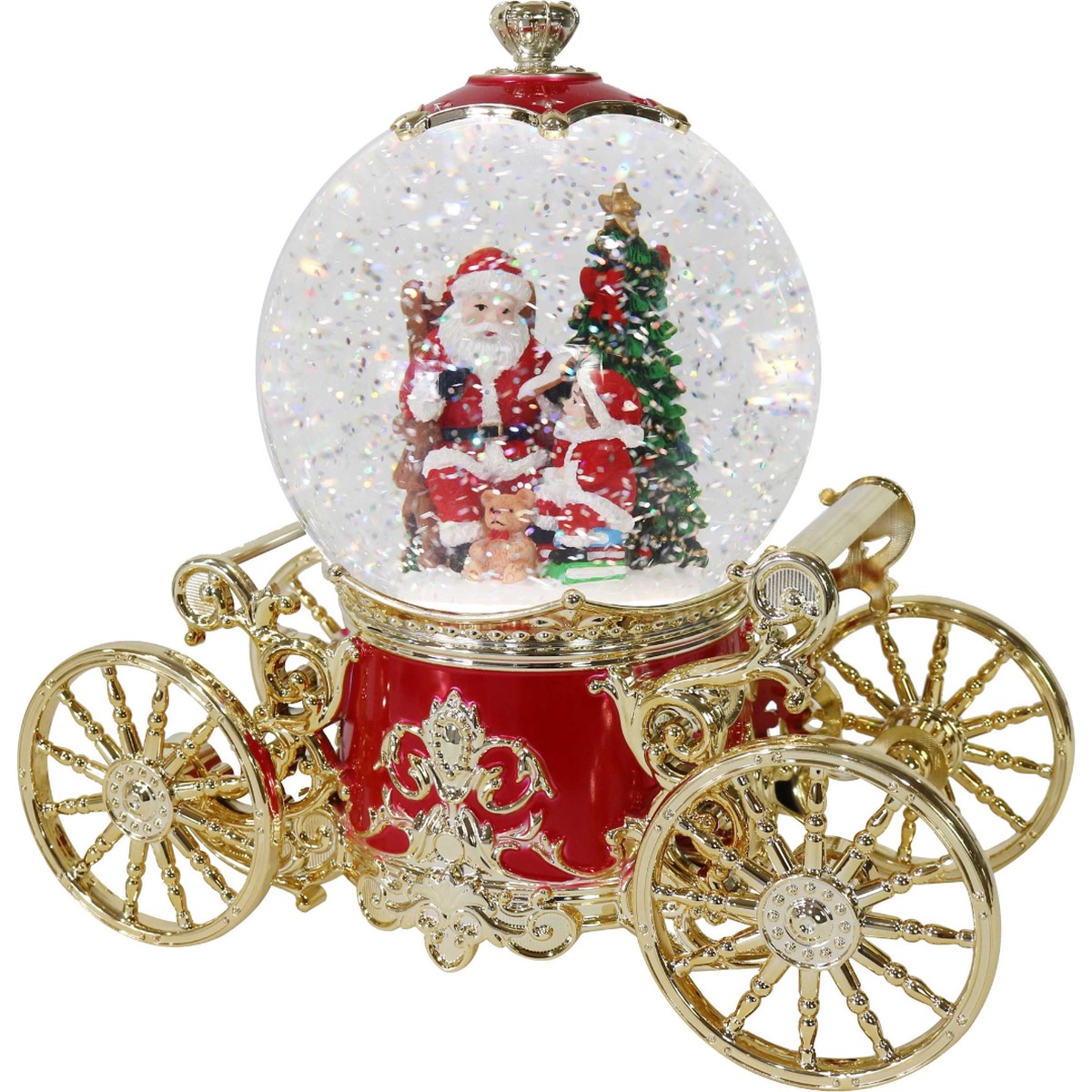 Glitter Swirl Musical Royal Carriage USB