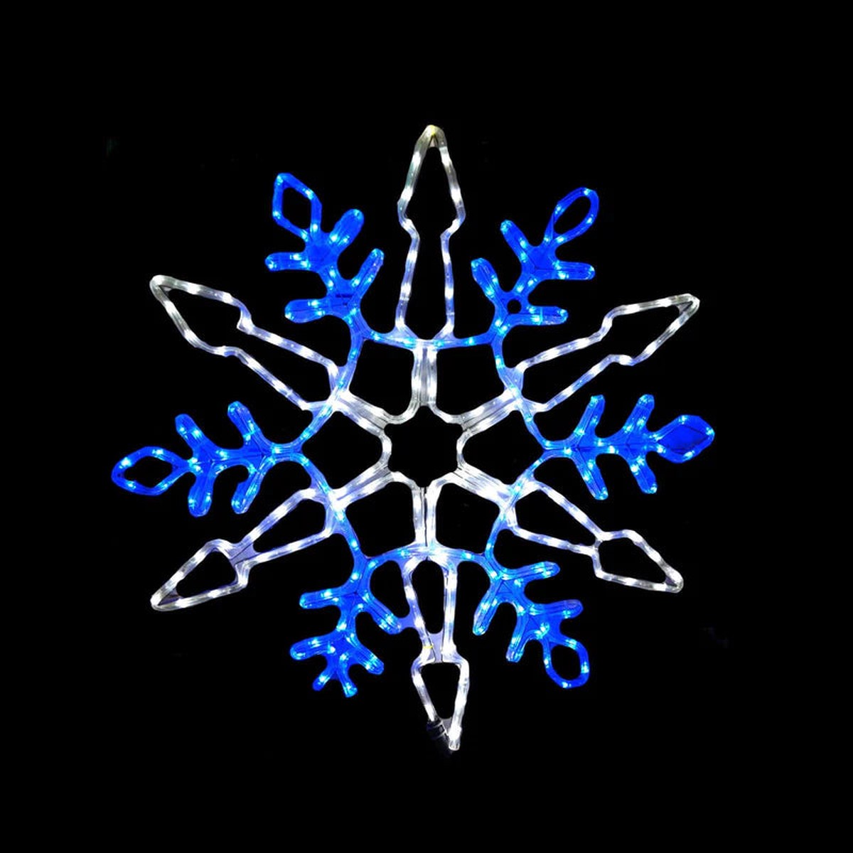 LED Snowflake - Blue White L78xW73 asST 36V