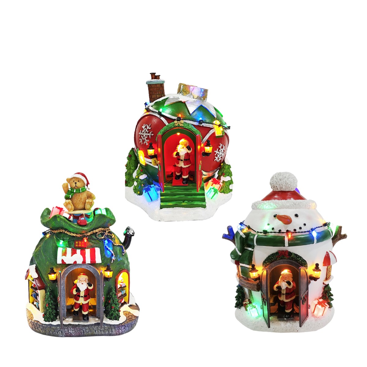 LED Musical Novelty House Open Door USB Assorted
