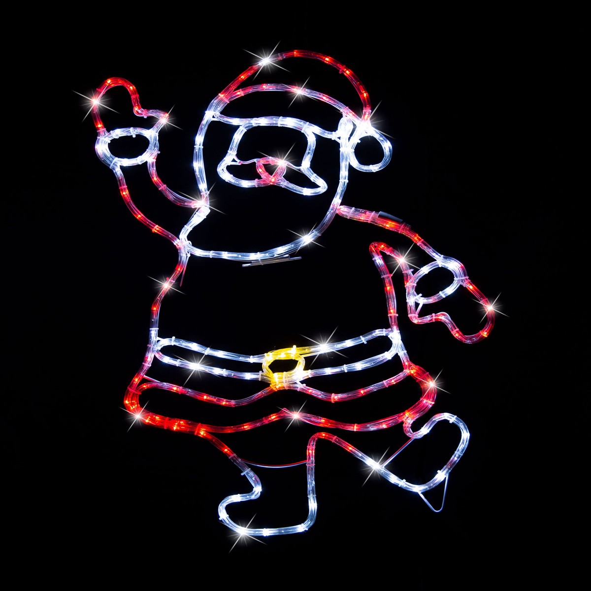 LED Rope Light Santa Twinkle 82x54cm