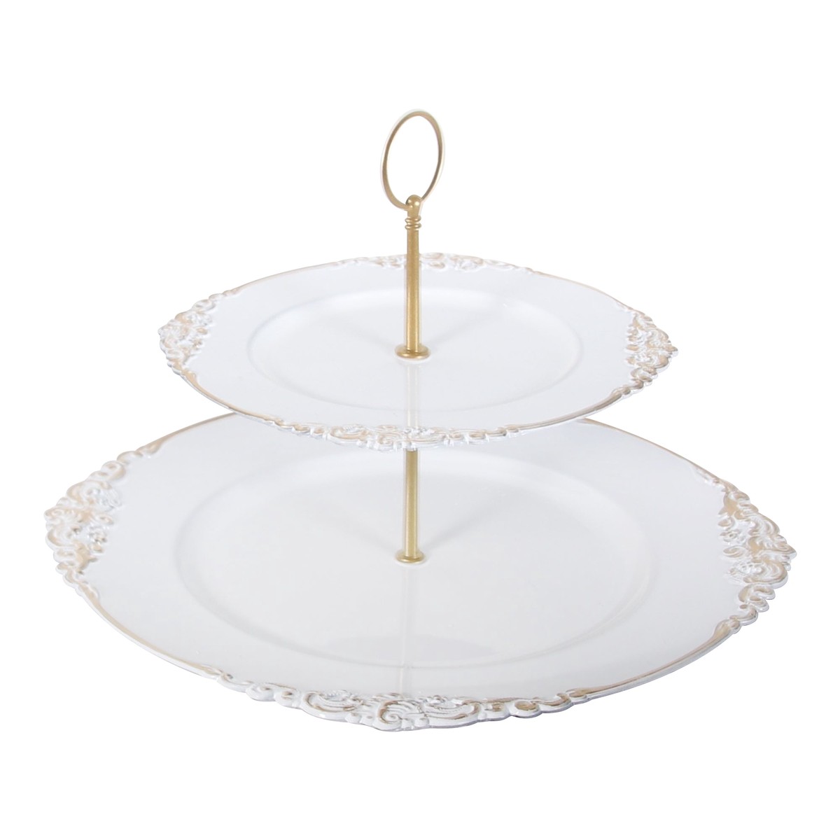 2 TIER CAKE STAND D33x22CM