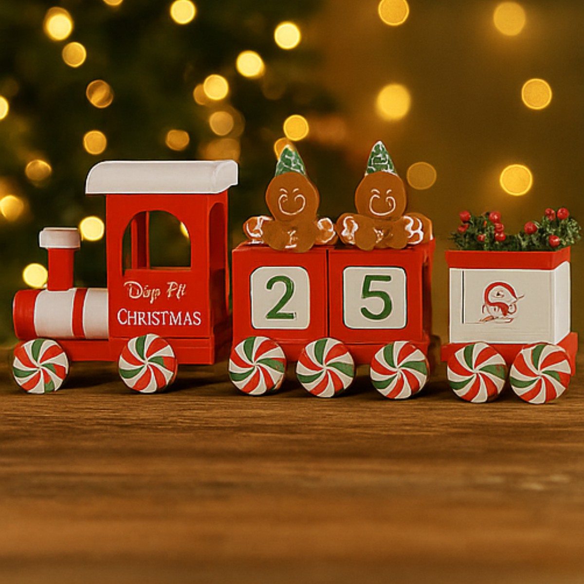 Lollipop Count Down Train 24cm Assorted