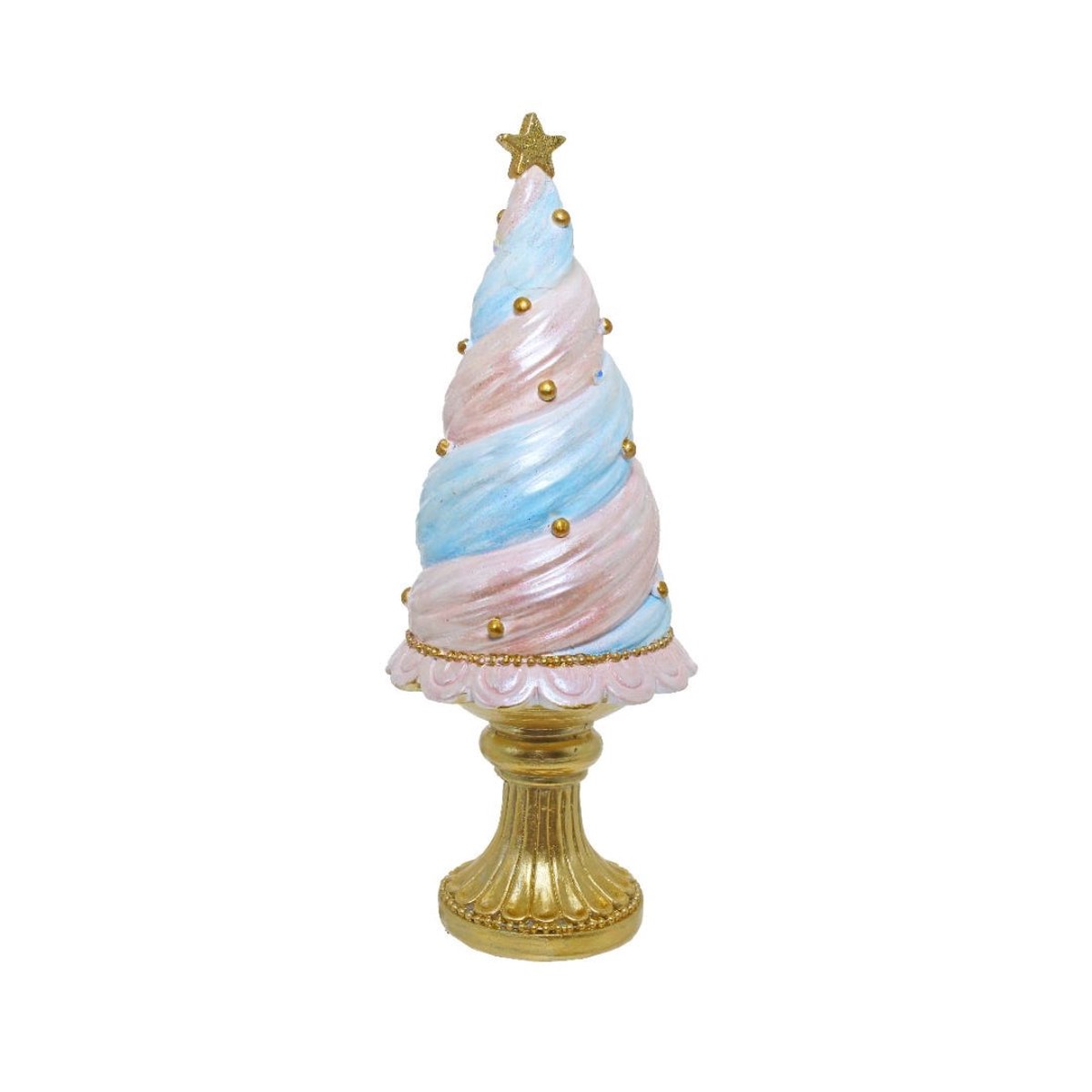23Cm Pink/Blue Frosting Tree