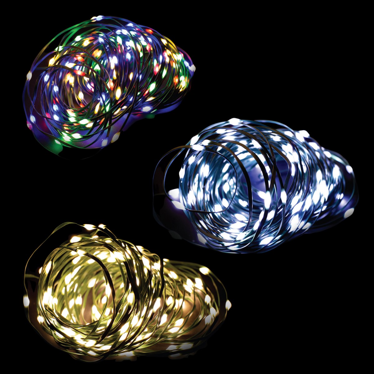 Solar EZ-Wrap Flexi Fairy Lights 200 3Asst