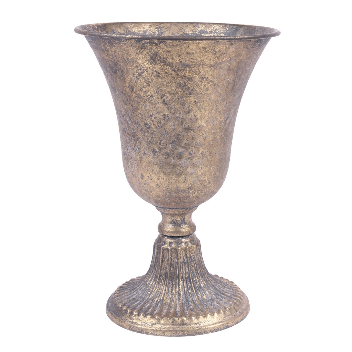 Antique Metal Pot 18x26.5cm Gold