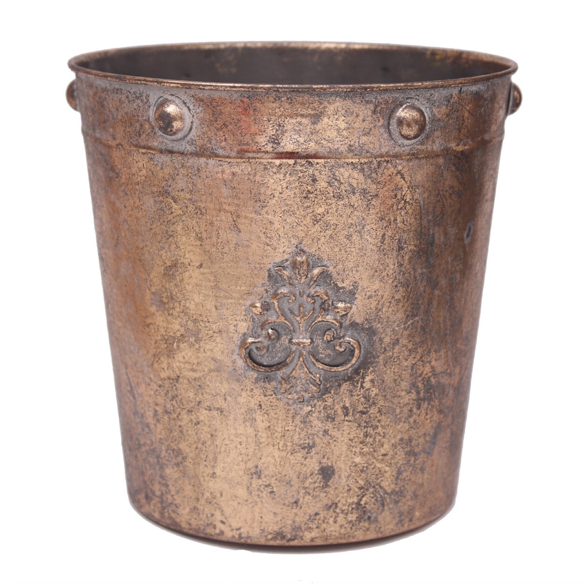 Antique Bucket 20x20.5cm Gold