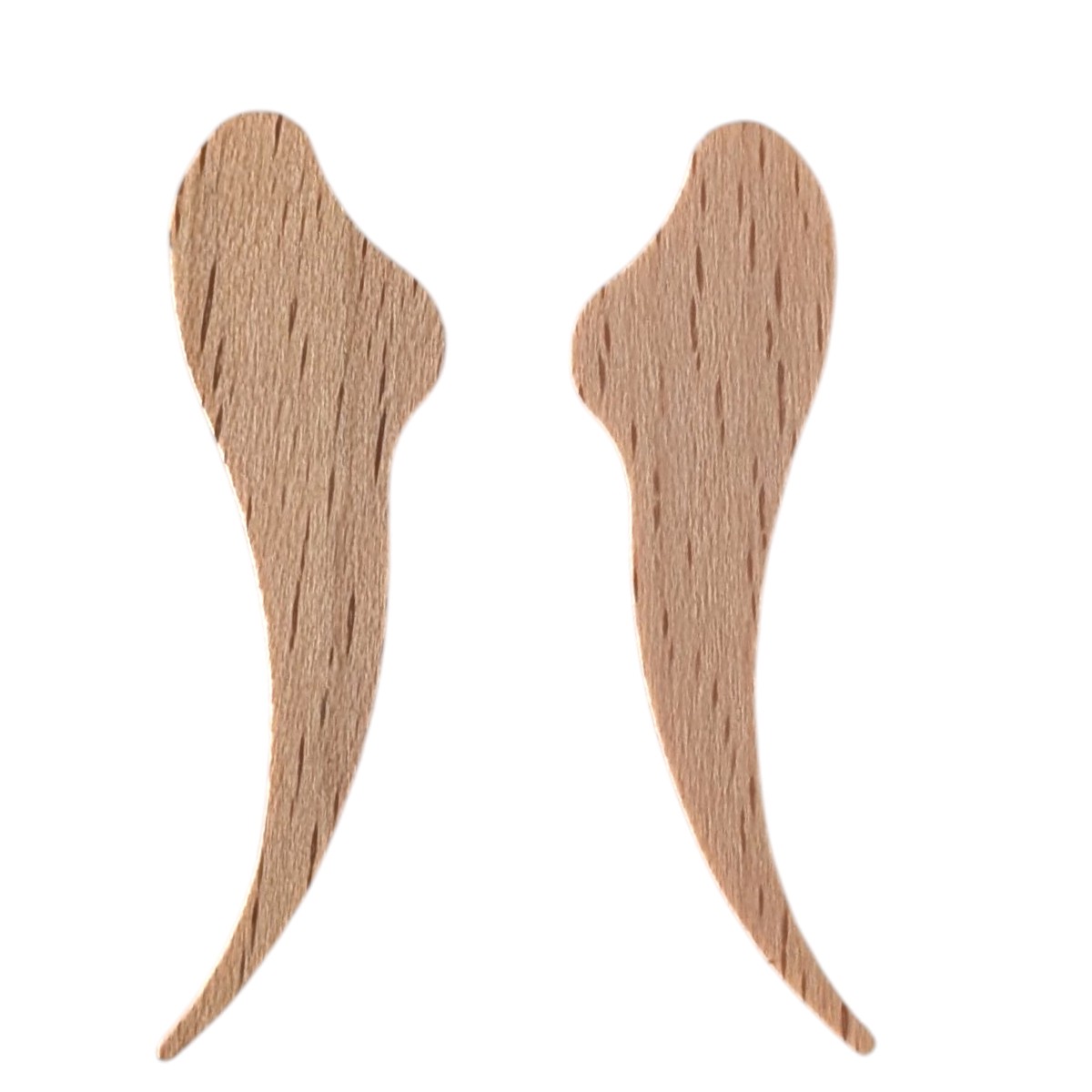 Blank replacement wings for long-skirted angels