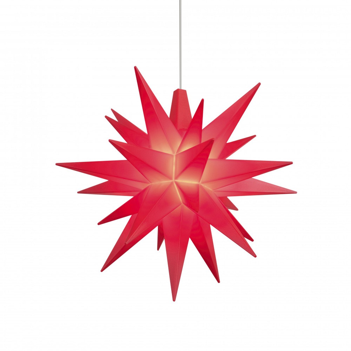 Herrnhut miniature star, plastic, 8cm, red