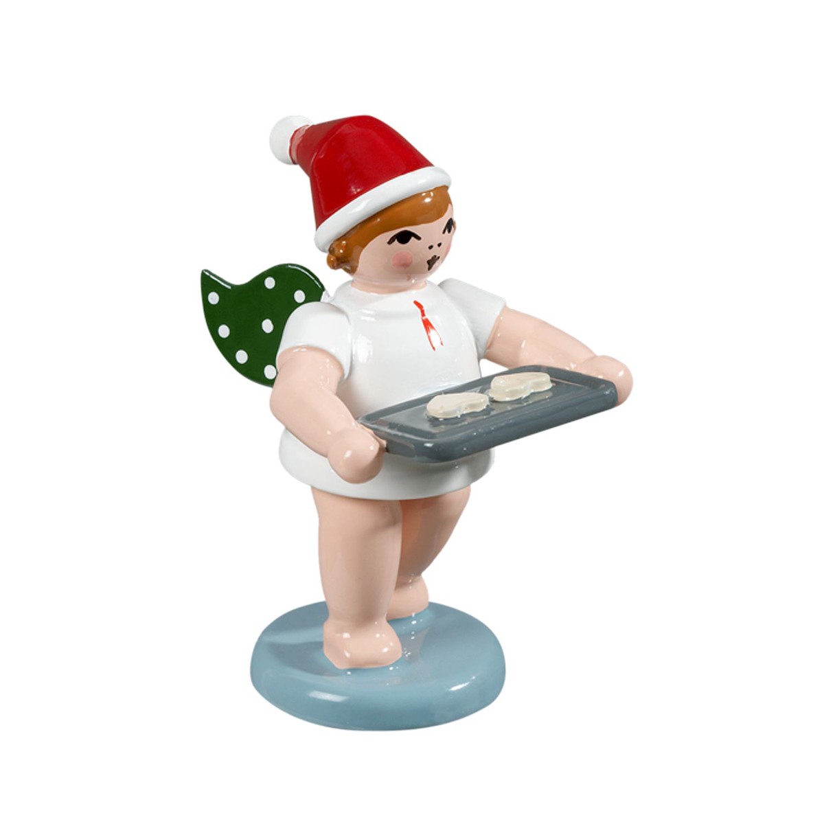 Angel with baking tray and hat