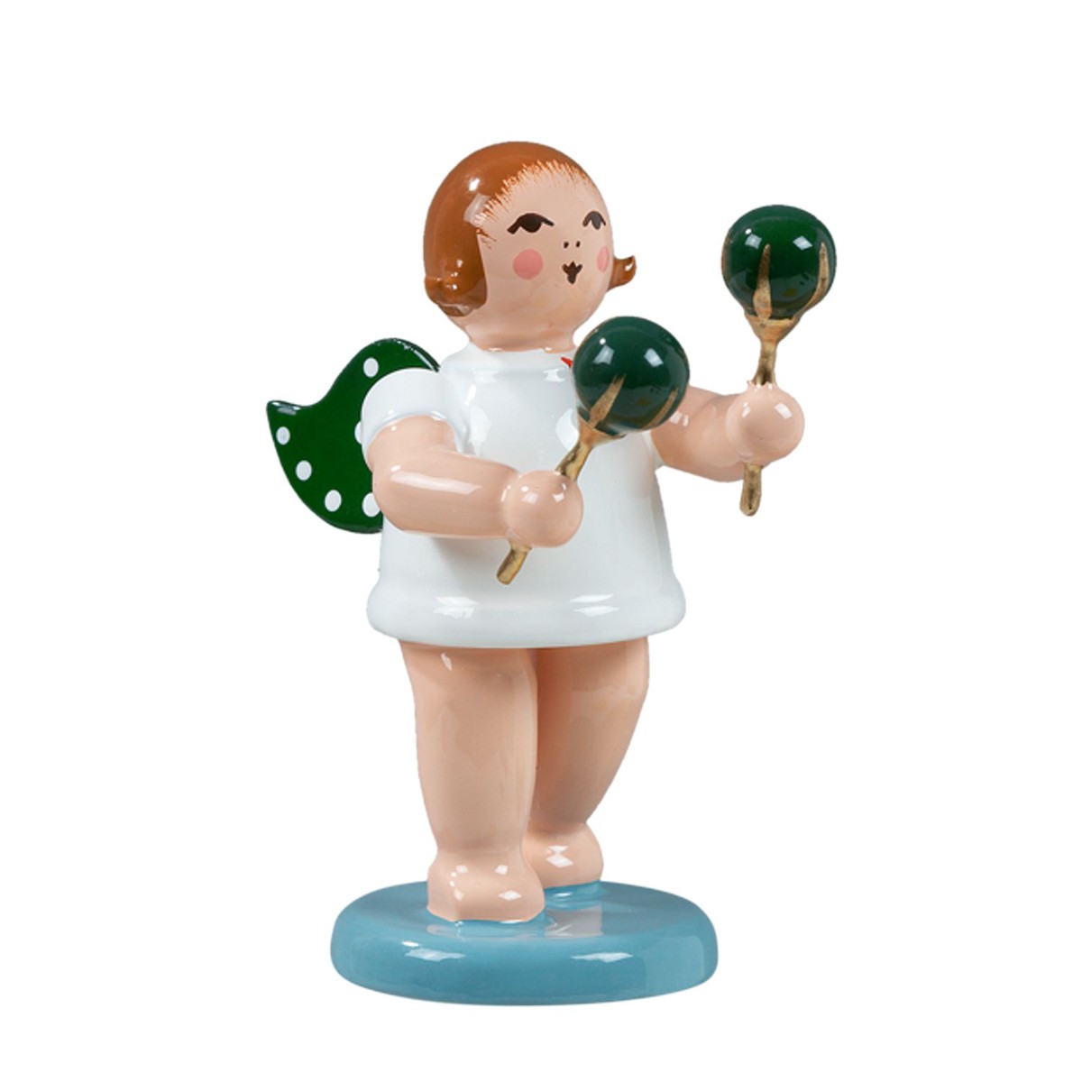 Angel with maracas without a crown