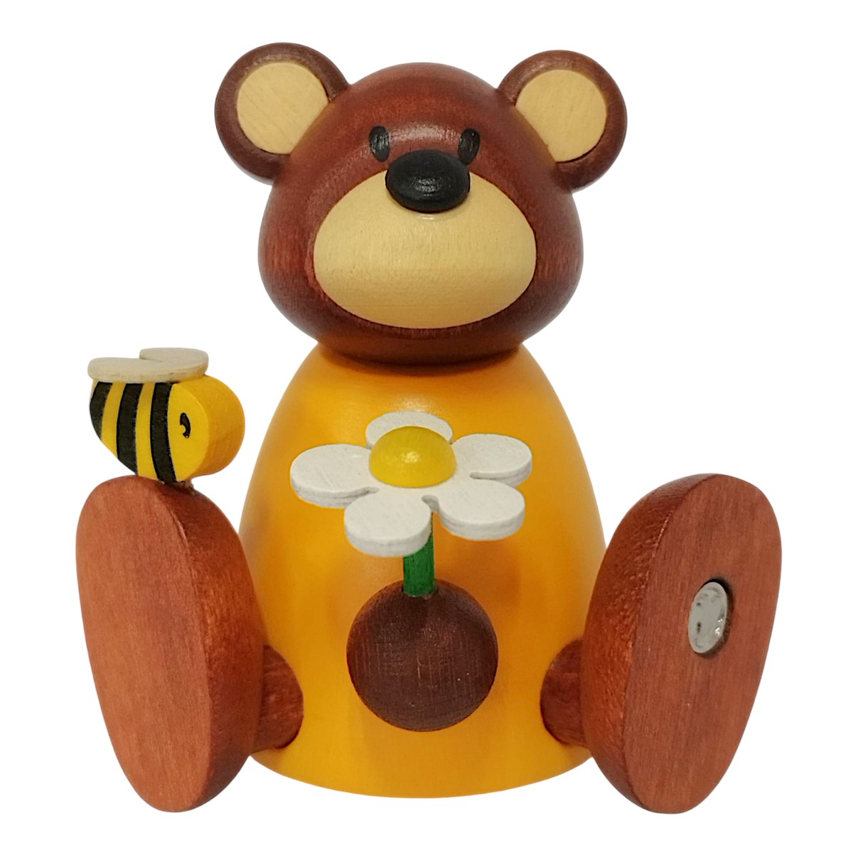 Figure with heart, Brbel with flower and bee