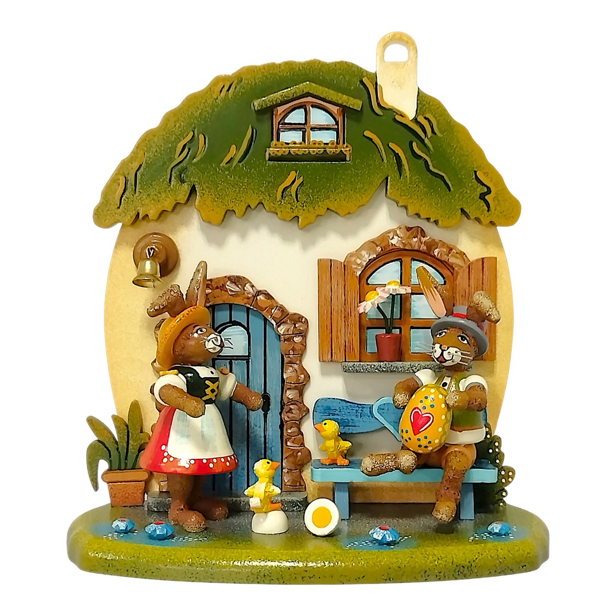 Hubrig collectible figurine Bunny House