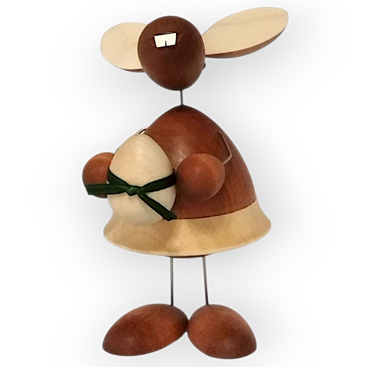 Easter bunny figurine with Easter egg
