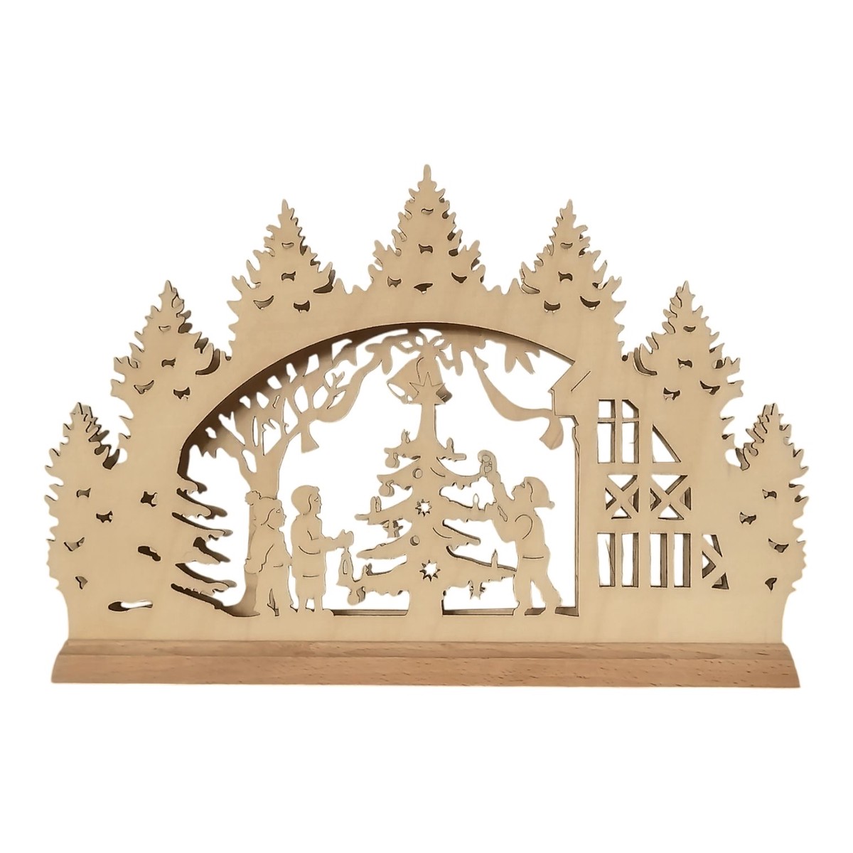 Mini arch of lights Christmas tree
