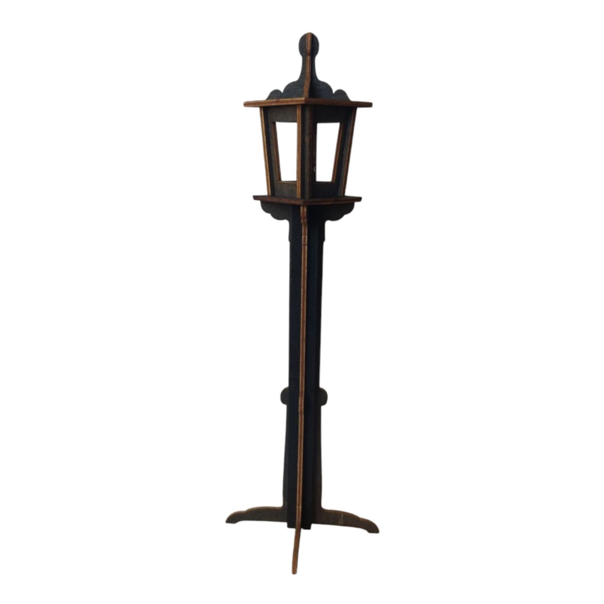 Street lamp black, electric