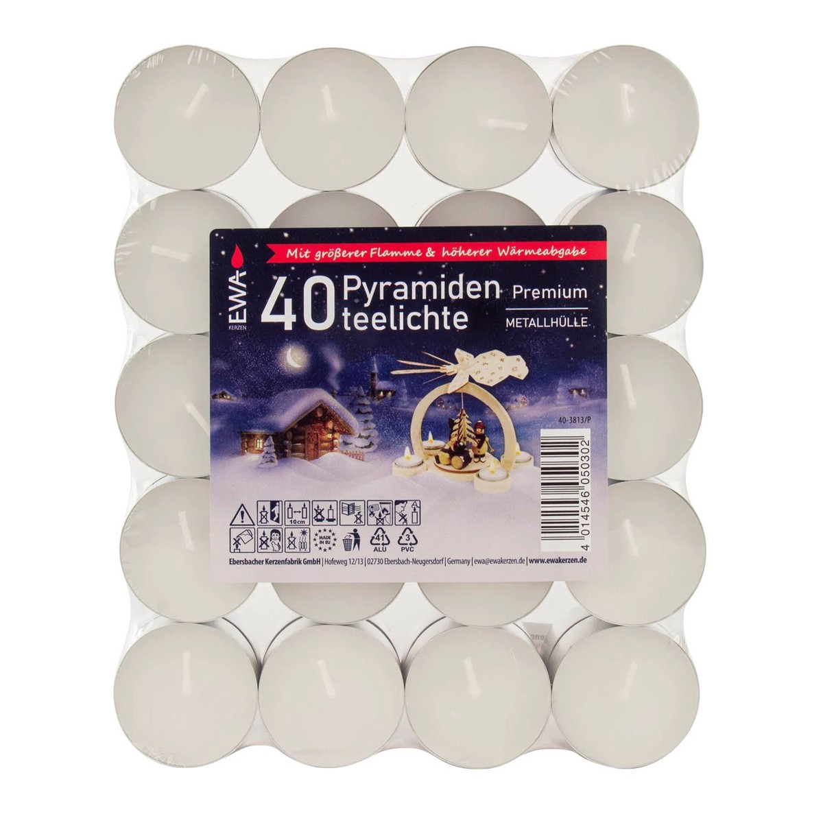Tealights for pyramids Premium 40pieces