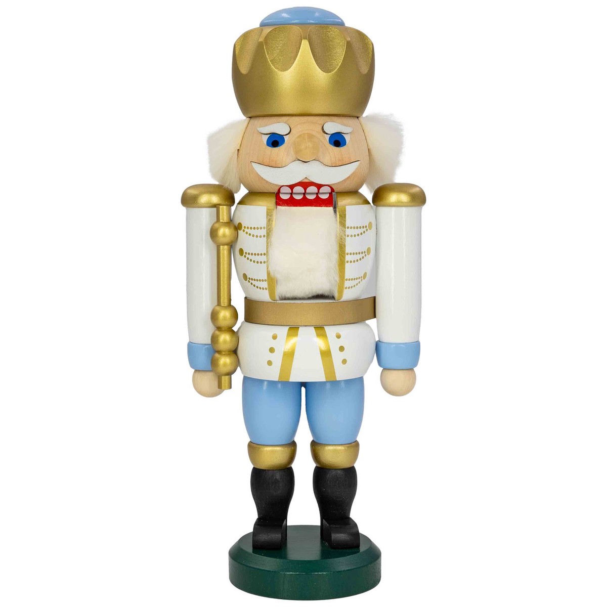 Nutcracker King Exclusive, white-blue