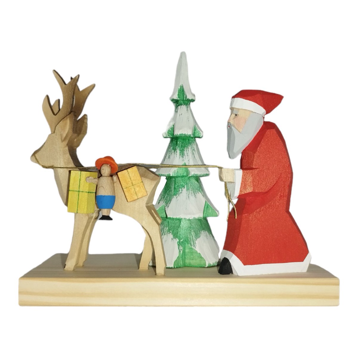Santa Claus with deer