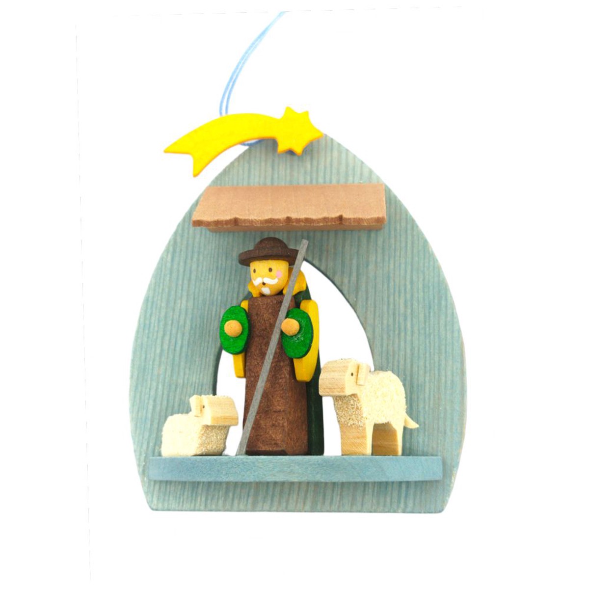 Tree hanging of Christs birth shepherd