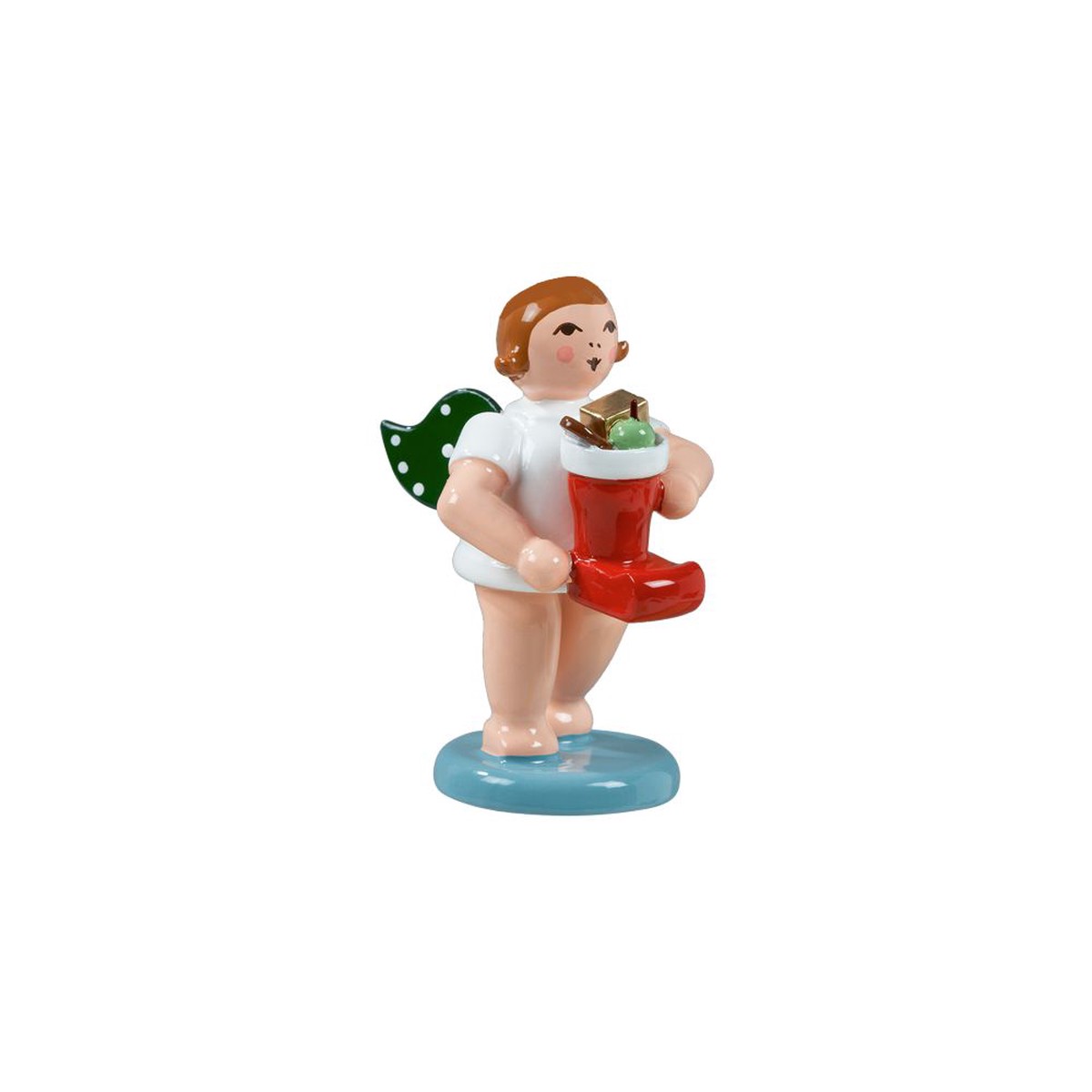 Gift angel with Santas boots, without a crown