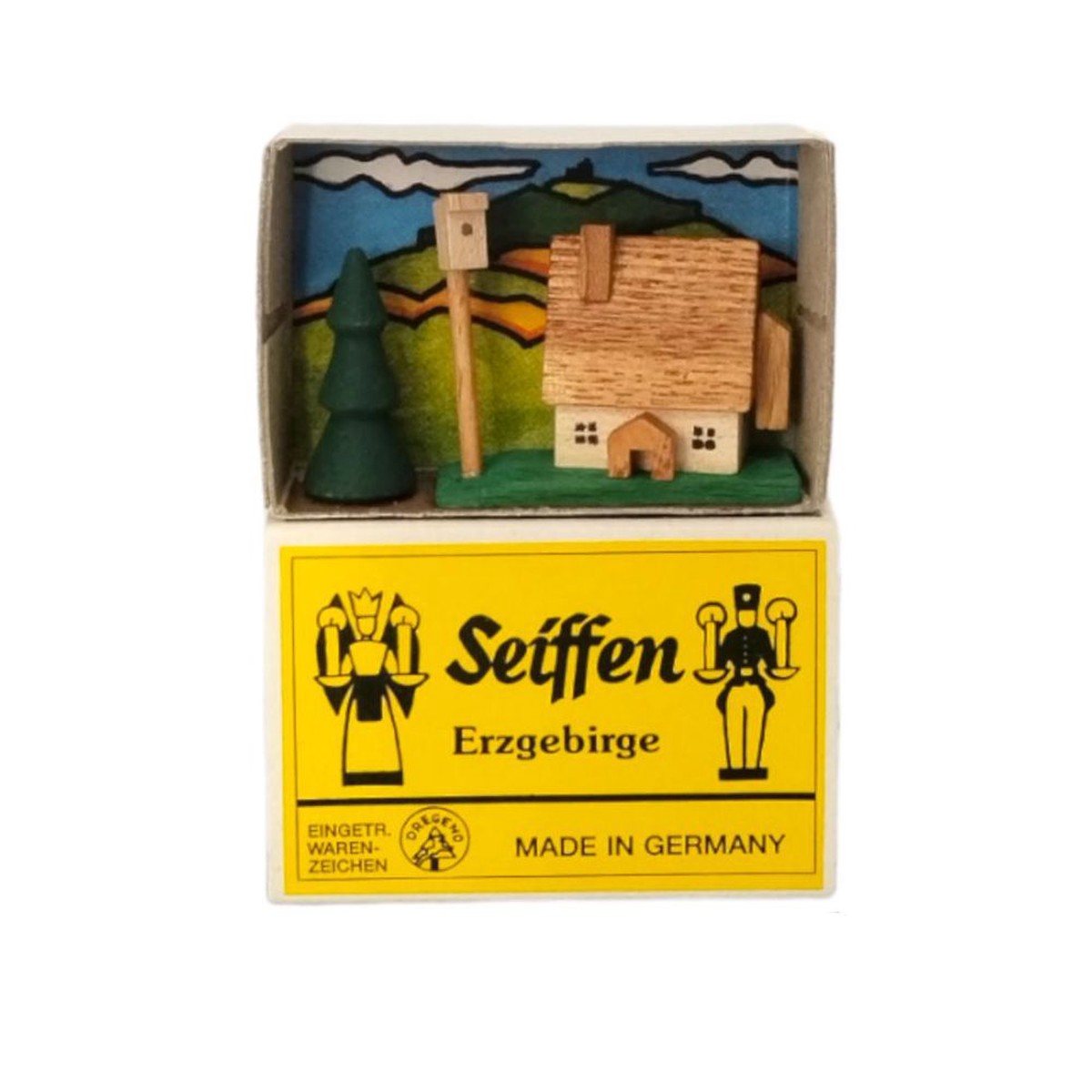 Match box Erzgebirge house