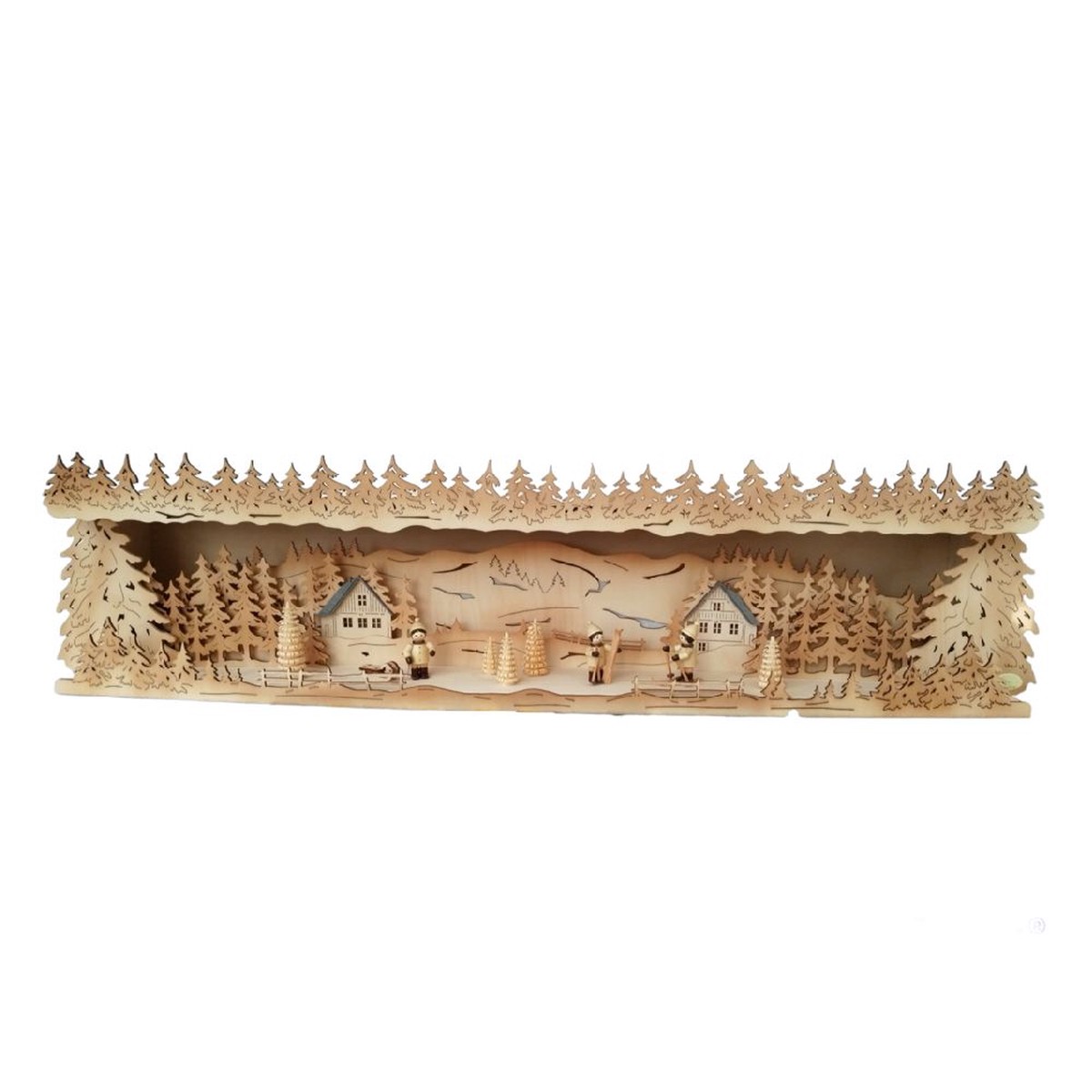 Panorama candle arch elevation, winter children