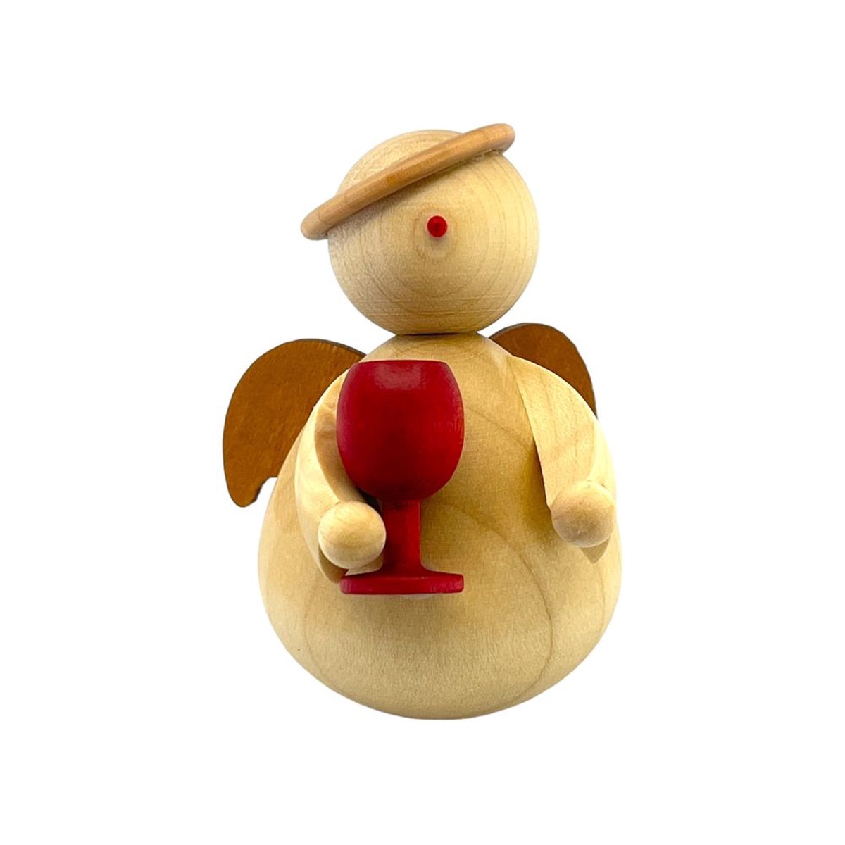 angel with wine goblet, modern